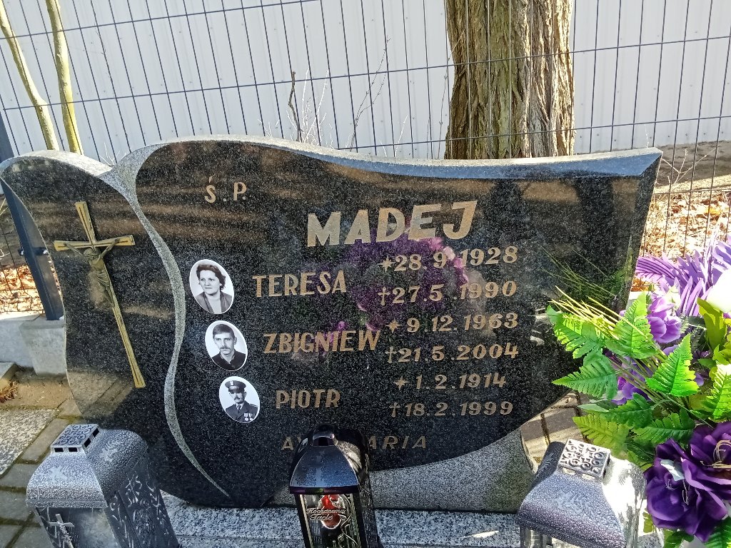 Zdzisław Madej 1954 Przytoczna - Grobonet - Wyszukiwarka osób pochowanych