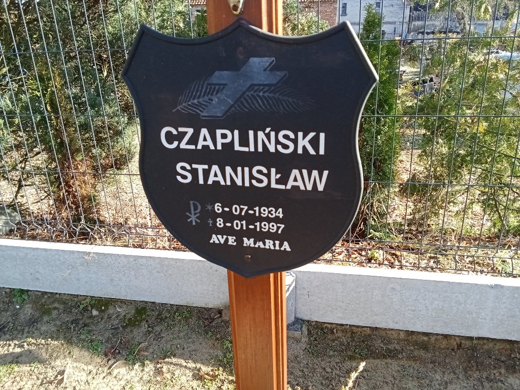 Grób Stanisław Czeplinski