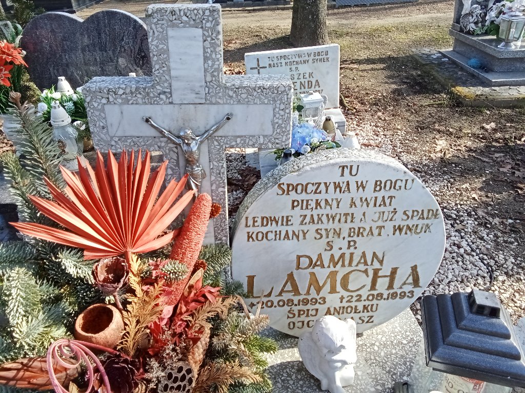 Grób Damian Lamcha