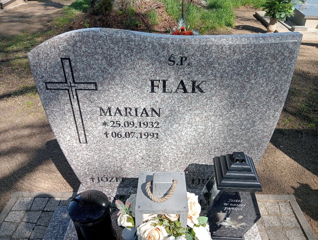 Grób Marian Flak